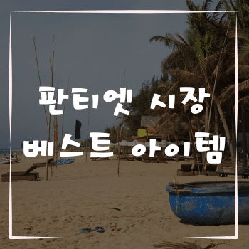 판티엣 시장에서 얻은 베스트 아이템