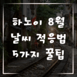 하노이 8월 날씨 적응법, 5가지 꿀팁!